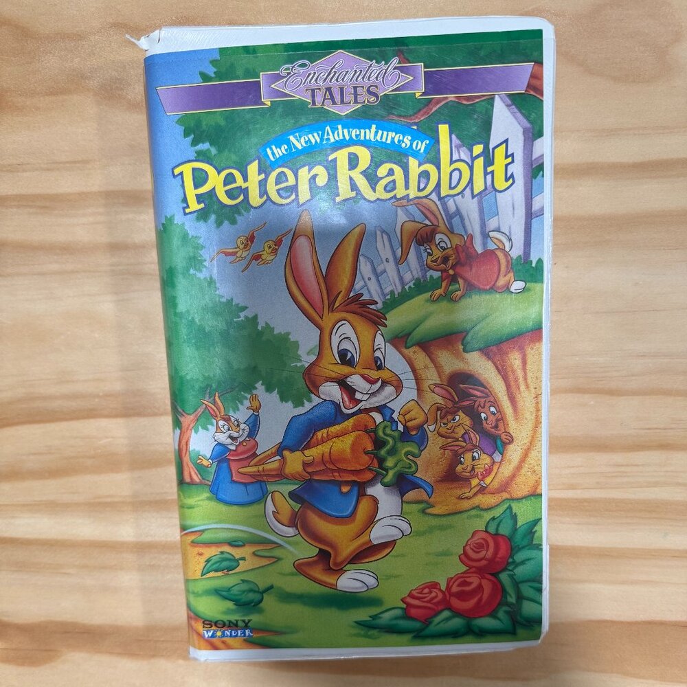 The New Adventures of Peter Rabbit (1995) VHS (Clamshell *Tested*)